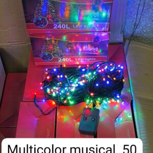 ✅ LUCES NAVIDEÑAS MUSICAL MULTICOLOR 50 METROS