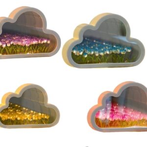 LÁMPARA DE NUBE TULIPANES