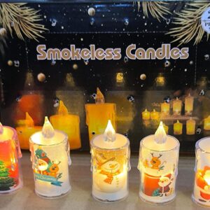 ✅ VELAS NAVIDEÑAS LED