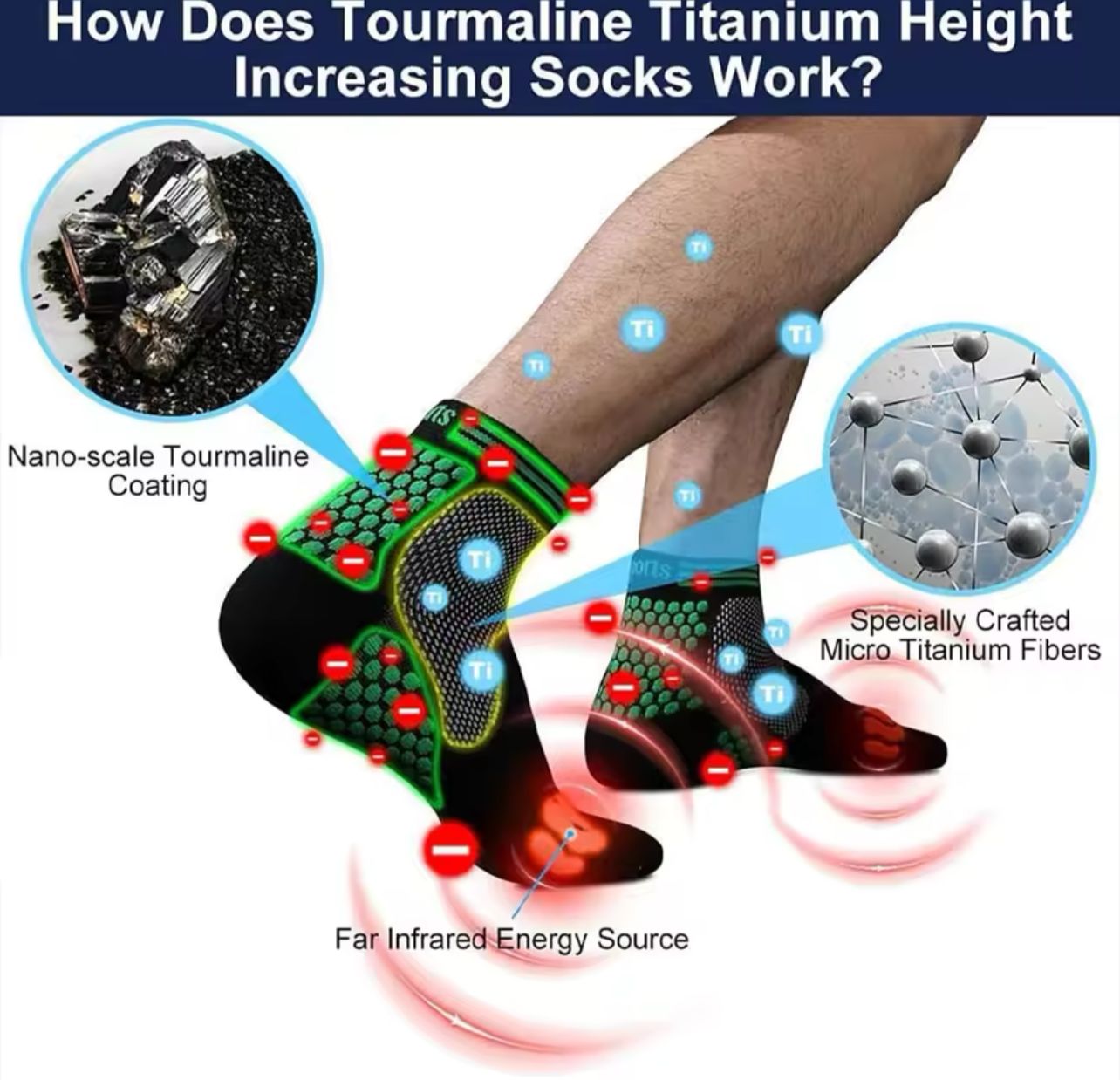 CALCETINES DE COMPRESION DEPORTIVOS - Imagen 2