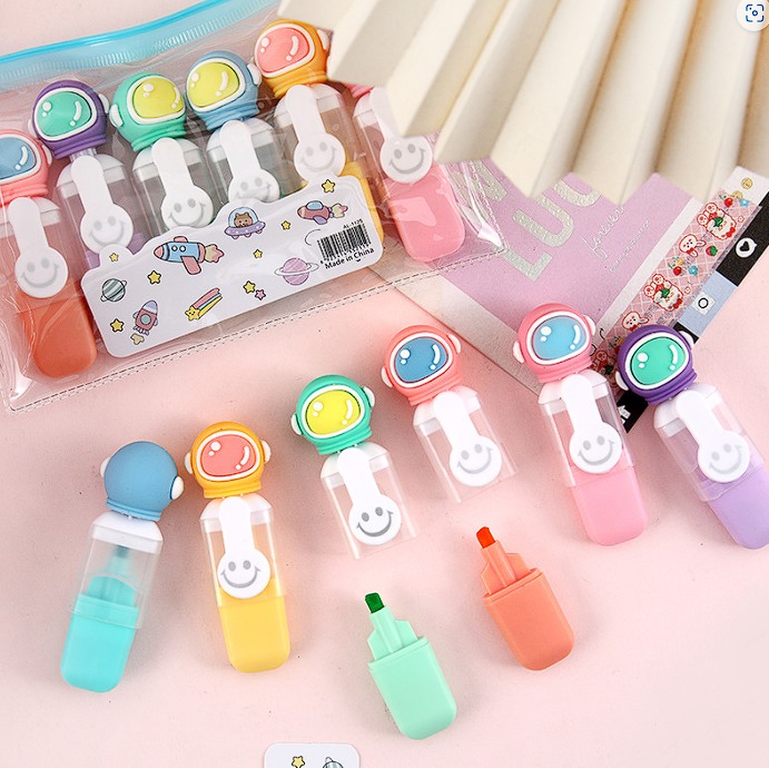 ESTUCHE DE RESALTADORES KAWAII - Imagen 2