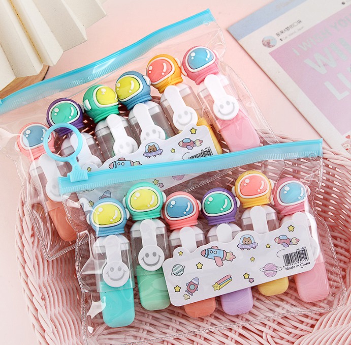 ESTUCHE DE RESALTADORES KAWAII