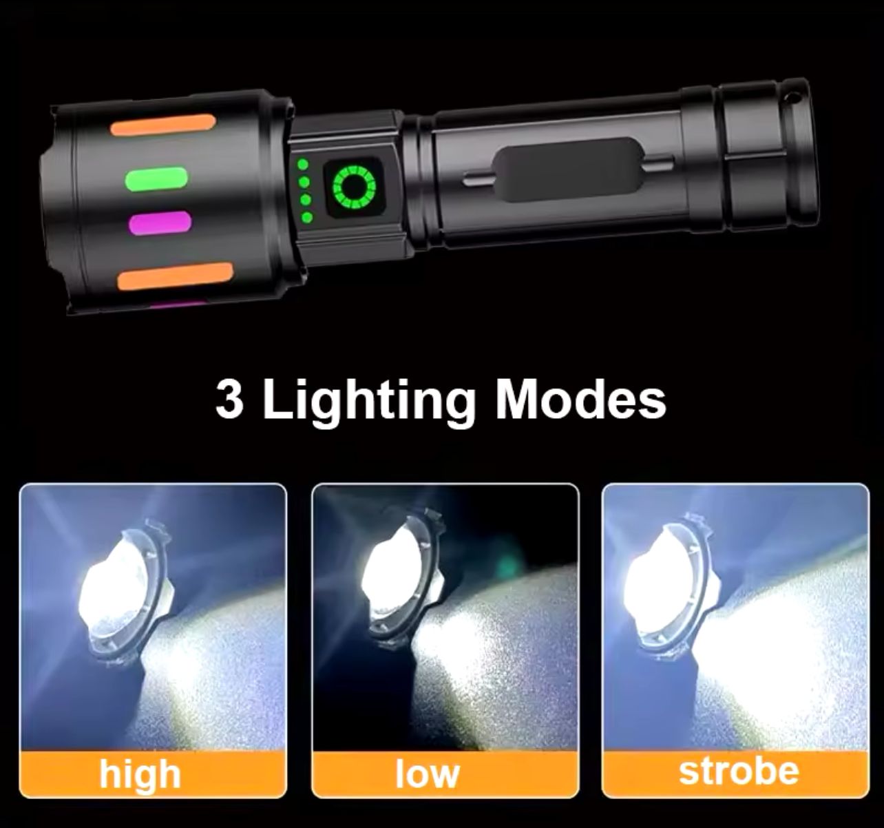 LINTERNA ZOOM FLASHGMGIT - Imagen 7