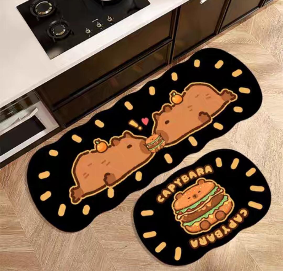 ALFOMBRA CAPYBARA DOS PIEZAS