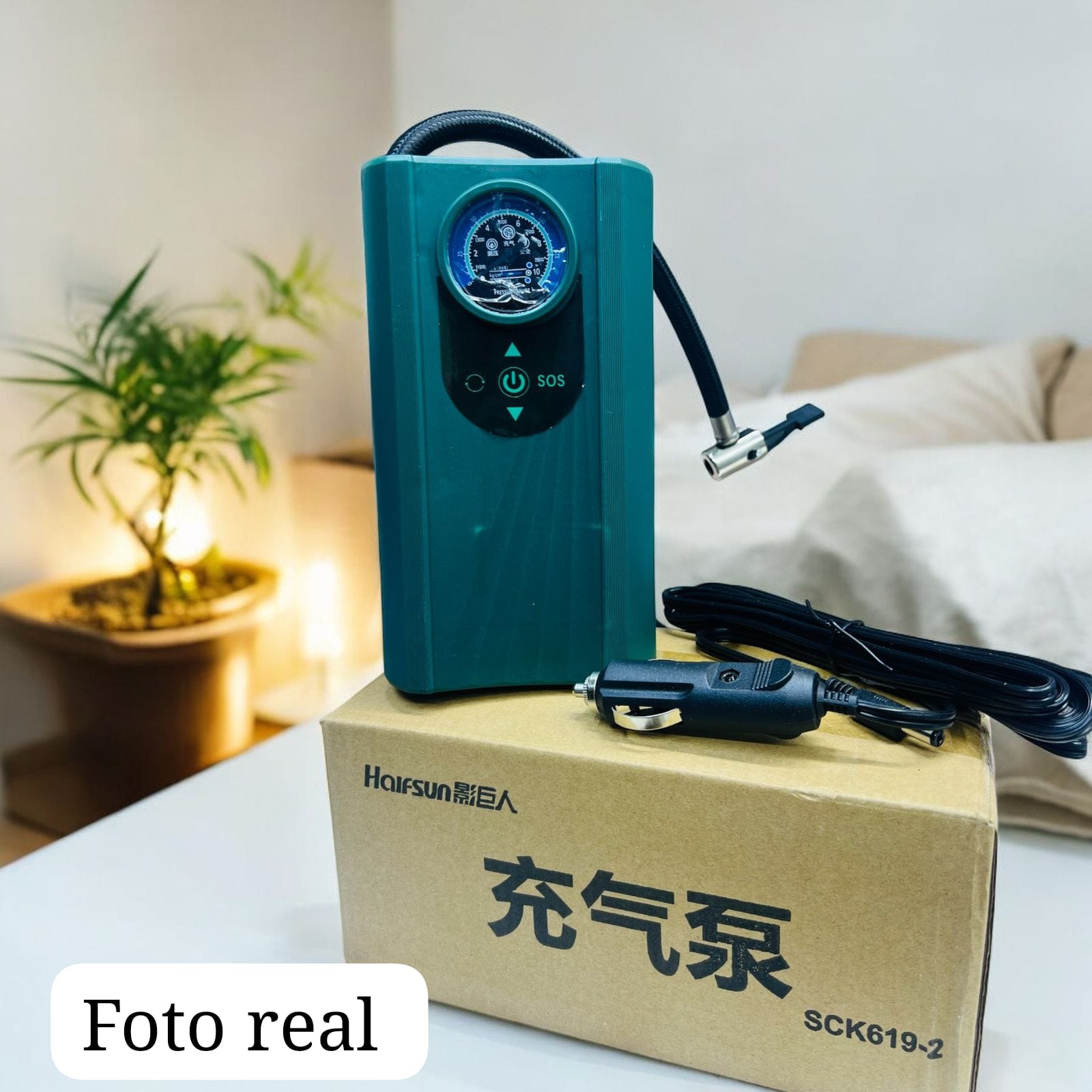 INFLADOR DE LLANTA PORTATIL