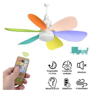 Luz de ventilador de techo