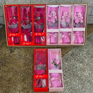 ✅ RAMO DE PETALOS DE JABON OSITO