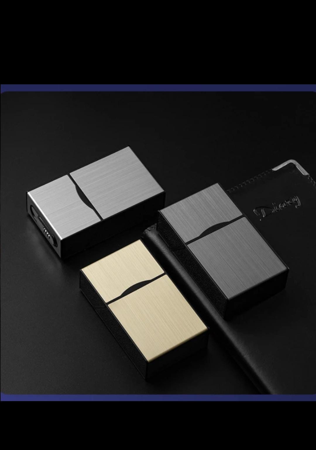 Cigarrera Con Encendedor Recargable - Imagen 3