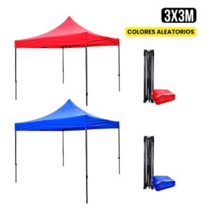 TOLDO PLEGABLE CON MONTAJE RÁPIDO 3x3